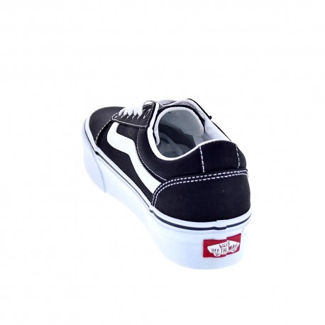 Zapatillas Vans zapatos Mujer modelo Ward Platform Negro Cordón