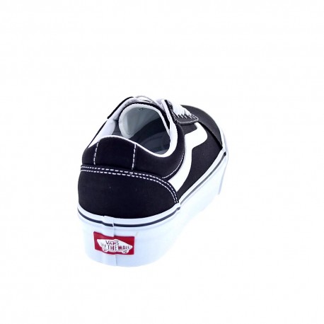 Zapatillas Vans zapatos Mujer modelo Ward Platform Negro Cordón