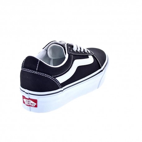 Zapatillas Vans zapatos Mujer modelo Ward Platform Negro Cordón