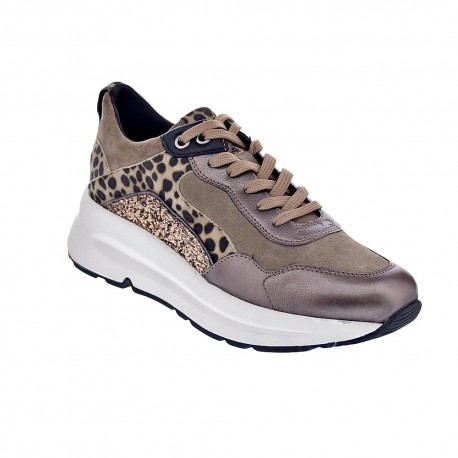 Zapatillas Geox zapatos Mujer modelo Backsie Oro 