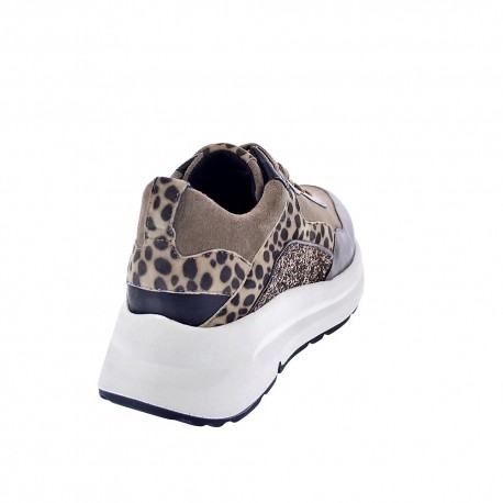 Zapatillas Geox zapatos Mujer modelo Backsie Oro 