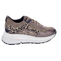 Zapatillas Geox zapatos Mujer modelo Backsie Oro 