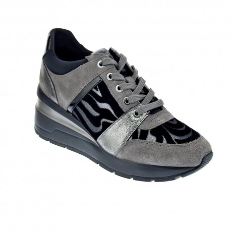 Zapatillas Geox zapatos Mujer modelo Zosma Gris 