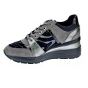 Zapatillas Geox zapatos Mujer modelo Zosma Gris 