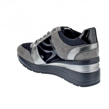 Zapatillas Geox zapatos Mujer modelo Zosma Gris 