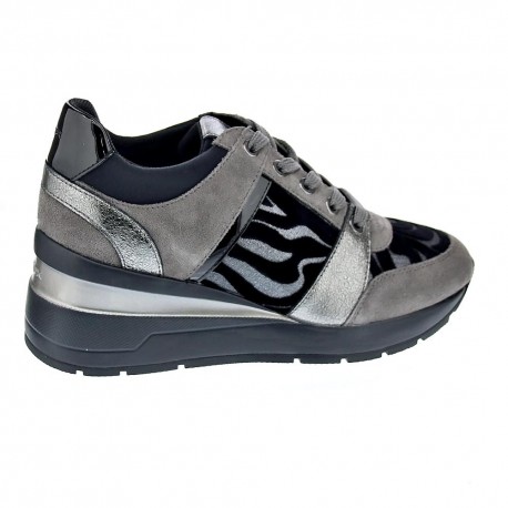 Zapatillas Geox zapatos Mujer modelo Zosma Gris 