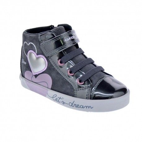 Botines Geox zapatos Niña modelo Kilwi Gris 