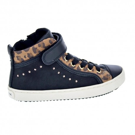 Botines Geox zapatos Niña modelo Kalispera Negro 