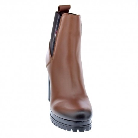 Botines Tommy Hilfiger zapatos Mujer modelo Essentials high heel Boot Marrón 