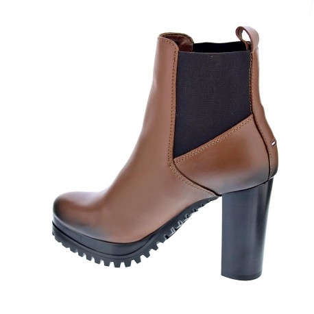 Botines Tommy Hilfiger zapatos Mujer modelo Essentials high heel Boot Marrón 