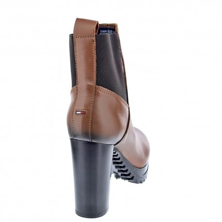 Botines Tommy Hilfiger zapatos Mujer modelo Essentials high heel Boot Marrón 