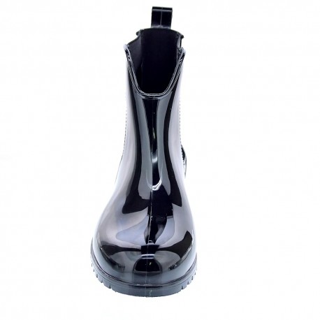 Botines Tommy Hilfiger zapatos Mujer modelo TH Hardware Rainboot Negro 