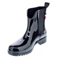 Botines Tommy Hilfiger zapatos Mujer modelo TH Hardware Rainboot Negro 