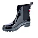 Botines Tommy Hilfiger zapatos Mujer modelo TH Hardware Rainboot Negro 