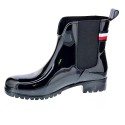 Botines Tommy Hilfiger zapatos Mujer modelo TH Hardware Rainboot Negro 
