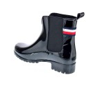 Botines Tommy Hilfiger zapatos Mujer modelo TH Hardware Rainboot Negro 