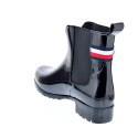 Botines Tommy Hilfiger zapatos Mujer modelo TH Hardware Rainboot Negro 