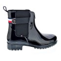 Botines Tommy Hilfiger zapatos Mujer modelo TH Hardware Rainboot Negro 