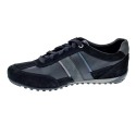 Zapatillas Geox zapatos Hombre modelo Wells Negro 