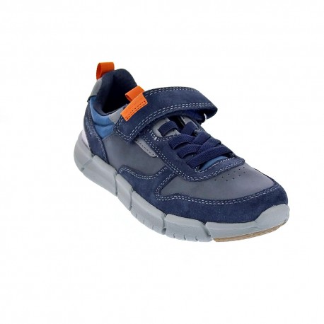 Zapatillas Geox zapatos Niño modelo Flexyper Azul 