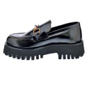 Mocasines Alpe zapatos Mujer modelo 21071805 Negro 