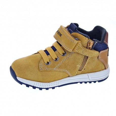 Botines Geox zapatos Niño modelo Alben Amarillo 