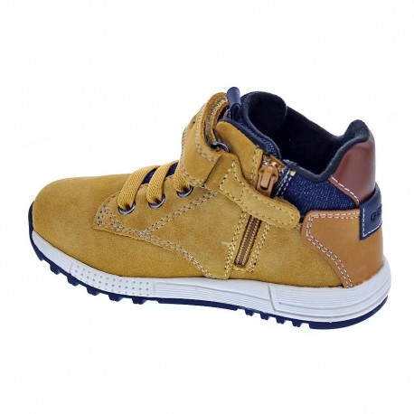 Botines Geox zapatos Niño modelo Alben Amarillo 