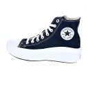 Zapatillas botas Converse zapatos Mujer modelo Chuck Taylor All Star Move Negro Cordón