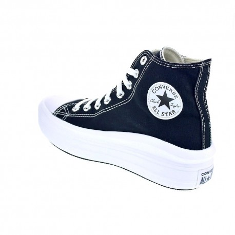 Zapatillas botas Converse zapatos Mujer modelo Chuck Taylor All Star Move Negro Cordón