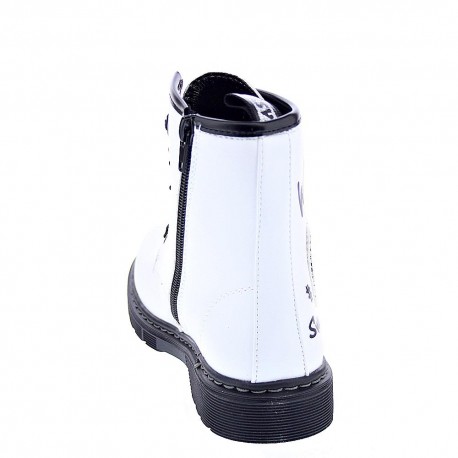 Botines Asso zapatos Niña modelo AG12522 Blanco 