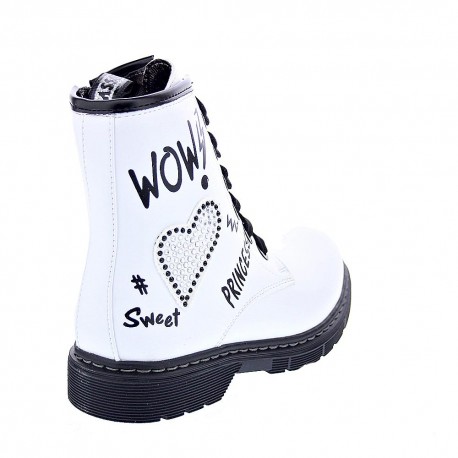 Botines Asso zapatos Niña modelo AG12522 Blanco 