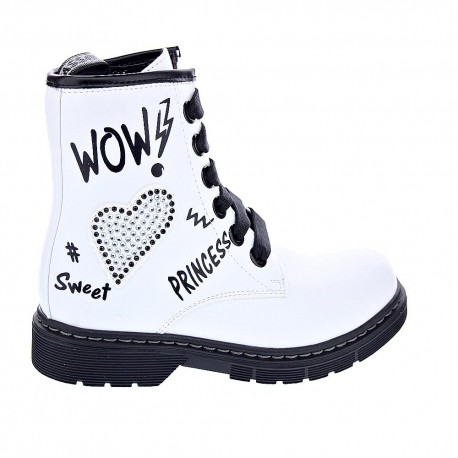 Botines Asso zapatos Niña modelo AG12522 Blanco 