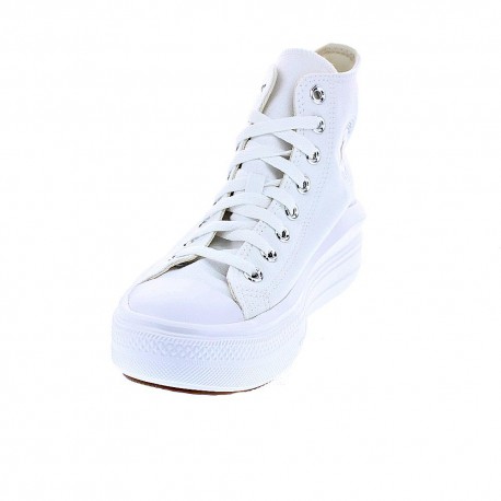 Zapatillas botas Converse zapatos Mujer modelo Chuck Taylor Bota Star Move Blanco Cordón