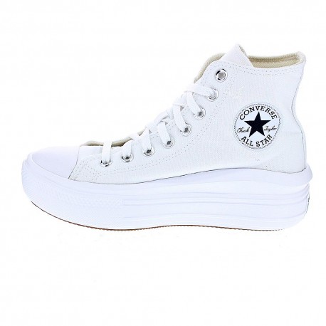 Zapatillas botas Converse zapatos Mujer modelo Chuck Taylor Bota Star Move Blanco Cordón
