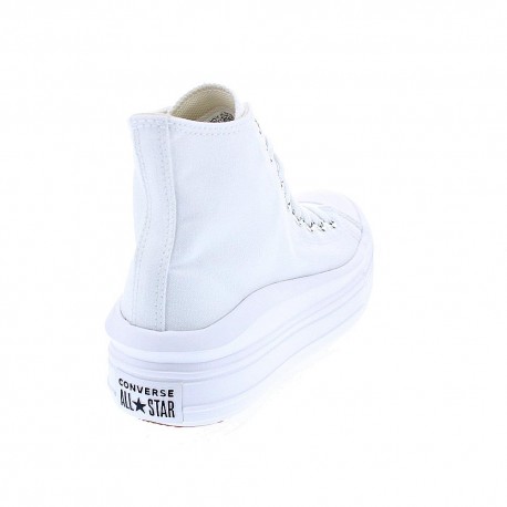 Zapatillas botas Converse zapatos Mujer modelo Chuck Taylor Bota Star Move Blanco Cordón