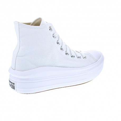 Zapatillas botas Converse zapatos Mujer modelo Chuck Taylor Bota Star Move Blanco Cordón