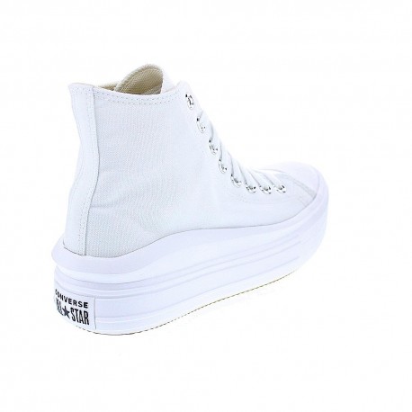 Zapatillas botas Converse zapatos Mujer modelo Chuck Taylor Bota Star Move Blanco Cordón