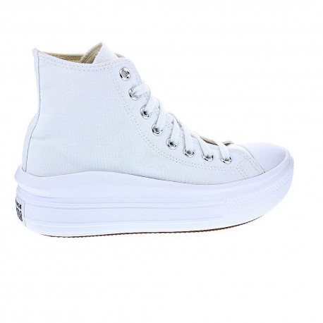 Zapatillas botas Converse zapatos Mujer modelo Chuck Taylor Bota Star Move Blanco Cordón