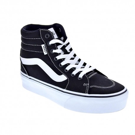 Zapatillas botas Vans zapatos Mujer modelo Filmore Hi Platform Negro Cordón