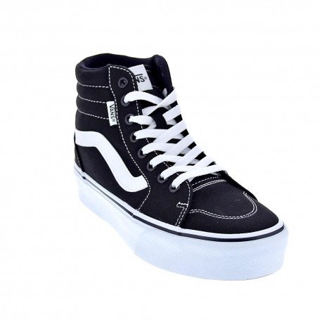 Zapatillas botas Vans zapatos Mujer modelo Filmore Hi Platform Negro Cordón