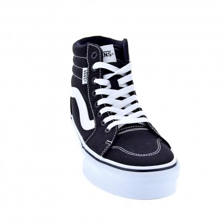Zapatillas botas Vans zapatos Mujer modelo Filmore Hi Platform Negro Cordón