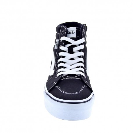 Zapatillas botas Vans zapatos Mujer modelo Filmore Hi Platform Negro Cordón