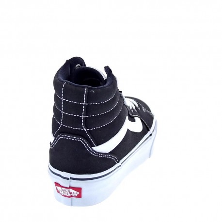 Zapatillas botas Vans zapatos Mujer modelo Filmore Hi Platform Negro Cordón