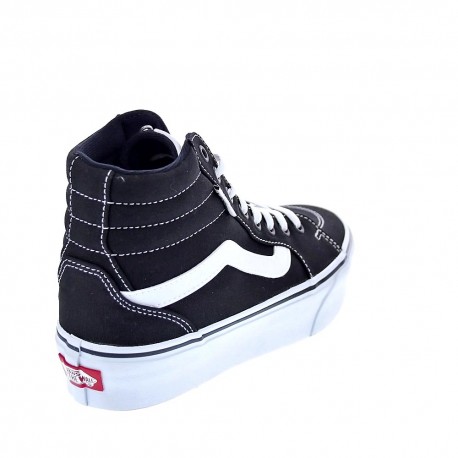 Zapatillas botas Vans zapatos Mujer modelo Filmore Hi Platform Negro Cordón