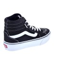 Zapatillas botas Vans zapatos Mujer modelo Filmore Hi Platform Negro Cordón