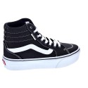 Zapatillas botas Vans zapatos Mujer modelo Filmore Hi Platform Negro Cordón