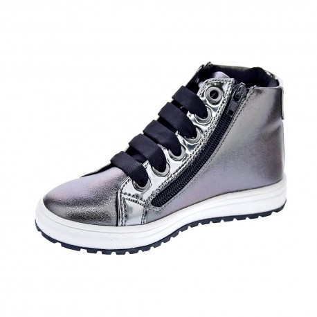 Zapatillas botas Asso zapatos Niña modelo AG12511 Plata 