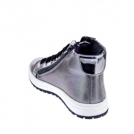 Zapatillas botas Asso zapatos Niña modelo AG12511 Plata 