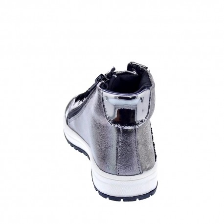 Zapatillas botas Asso zapatos Niña modelo AG12511 Plata 