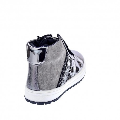 Zapatillas botas Asso zapatos Niña modelo AG12511 Plata 